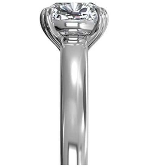 Solitaire Ring 3D print model_5