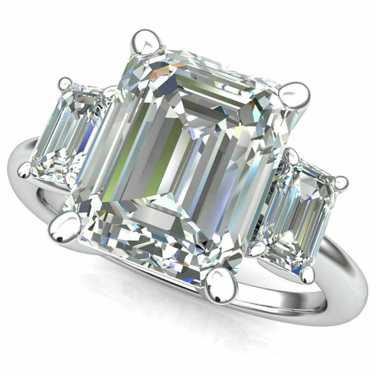 Solitaire Ring 3D print model_3