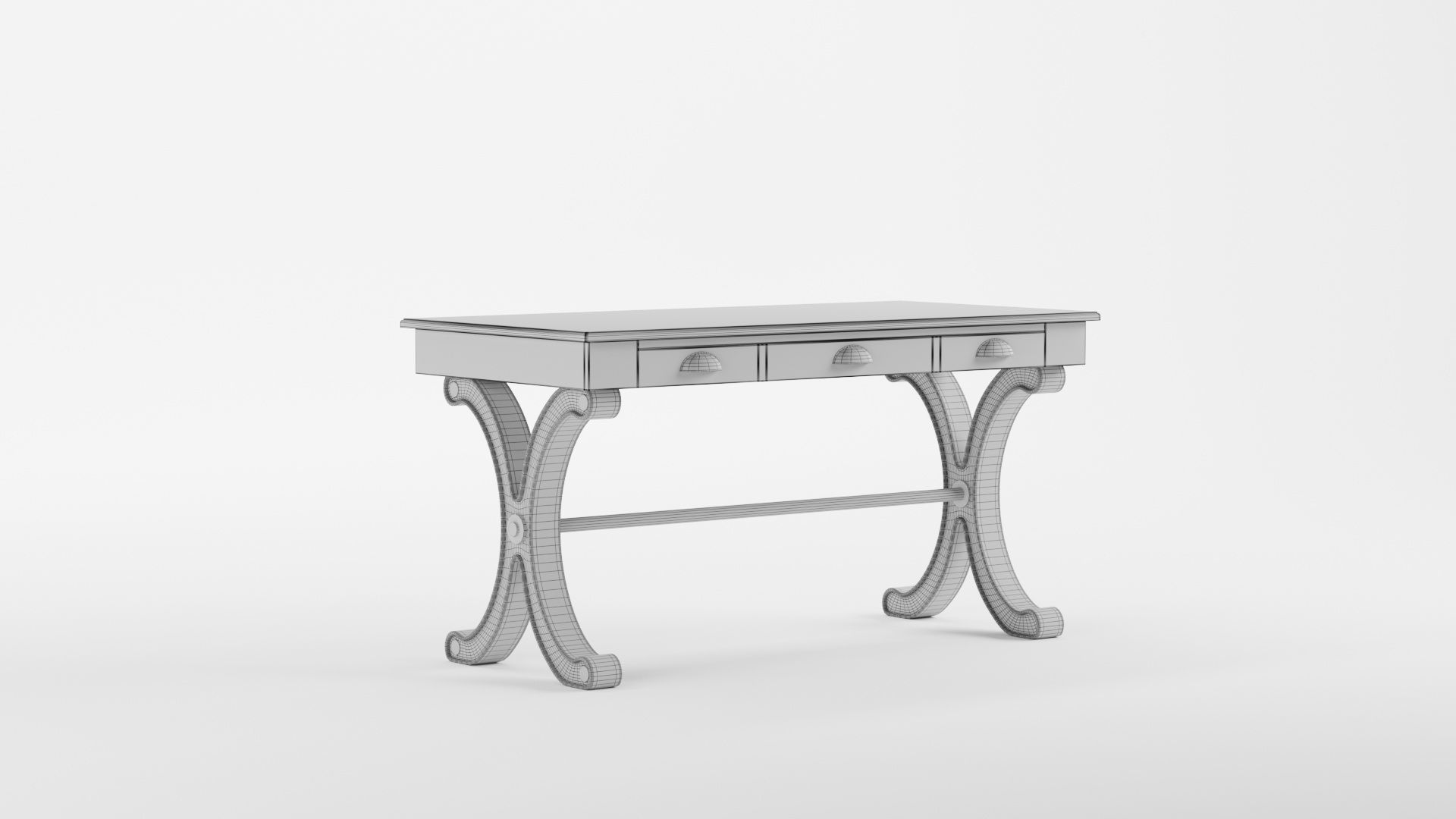 Willowbrook Writing Desk 3D model_5