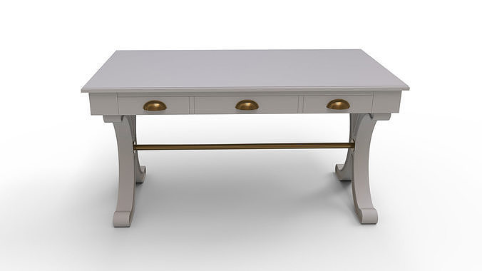 Willowbrook Writing Desk 3D model 2