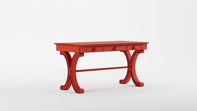 Willowbrook Writing Desk 3D model 7
