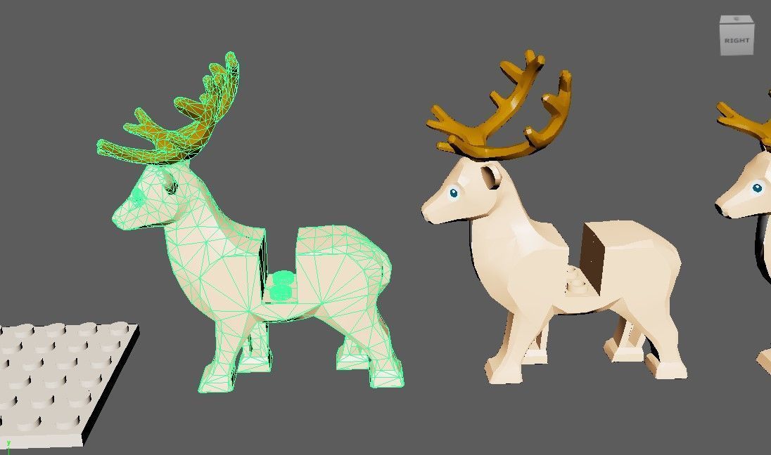 PixelBricks3D  - Lego Santas Sleigh  3D print model_3