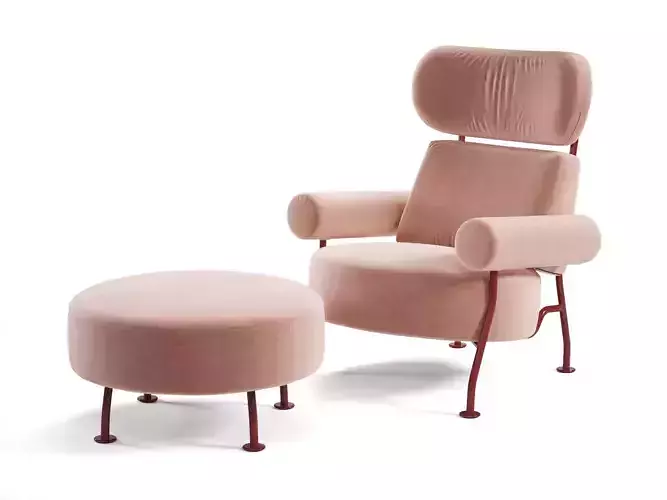 Astair Armchair and Footstool