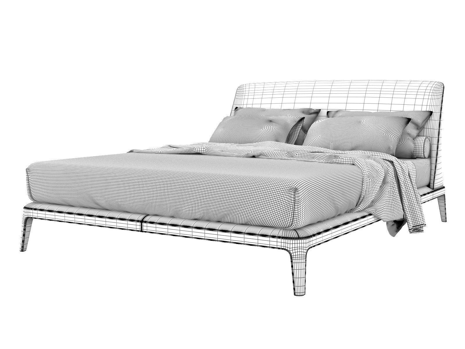 Kelly Bed 3D model_3