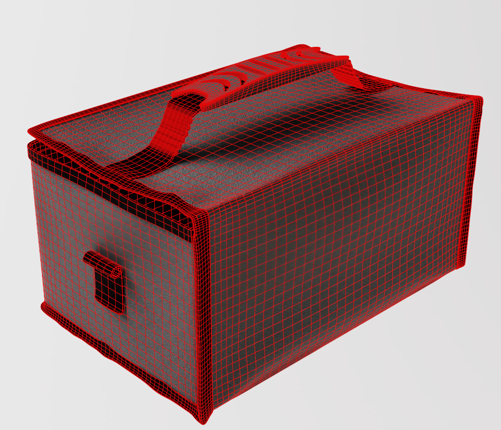 insulated cooler bag Low-poly 3D model_5