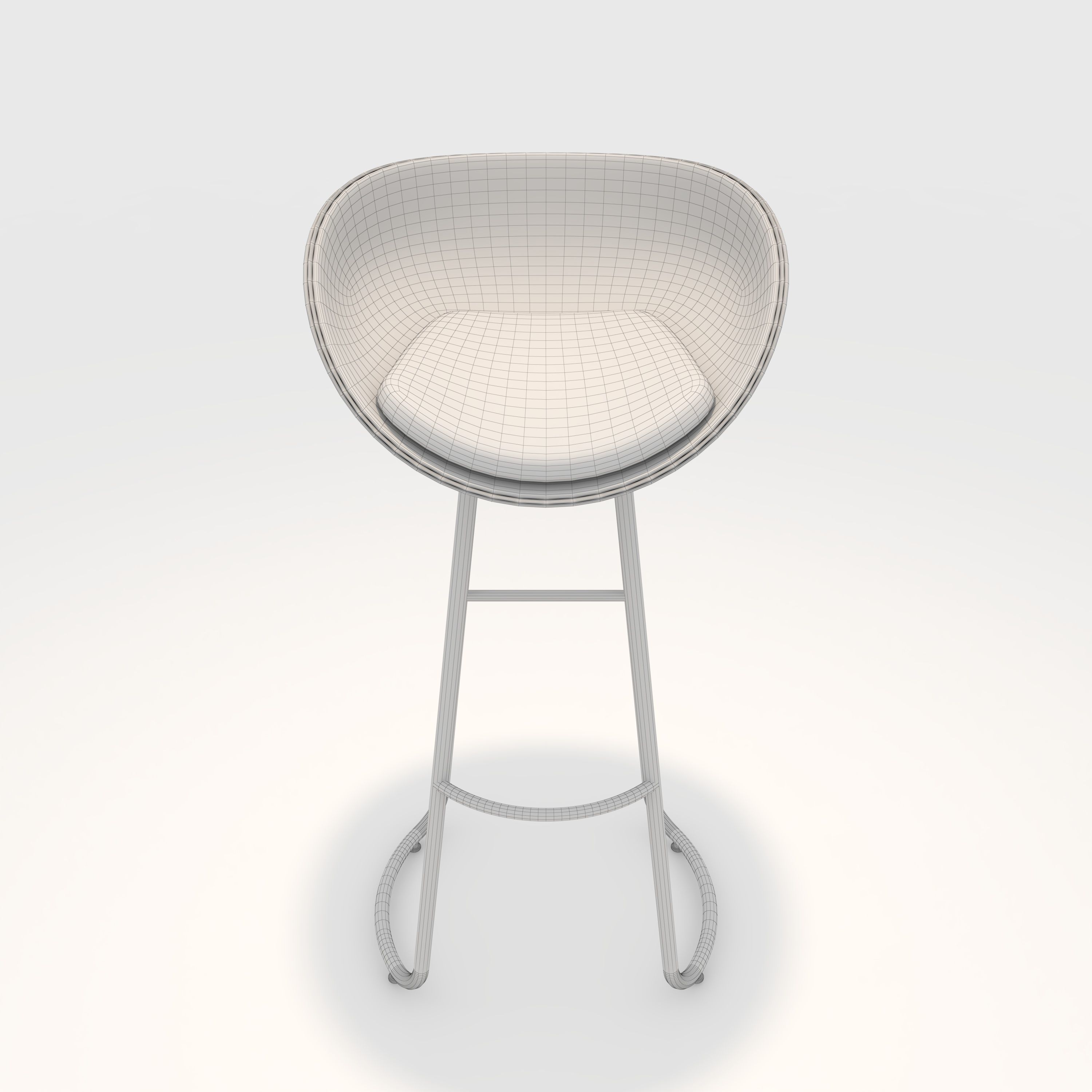 Bar Stool 23 3D model_3