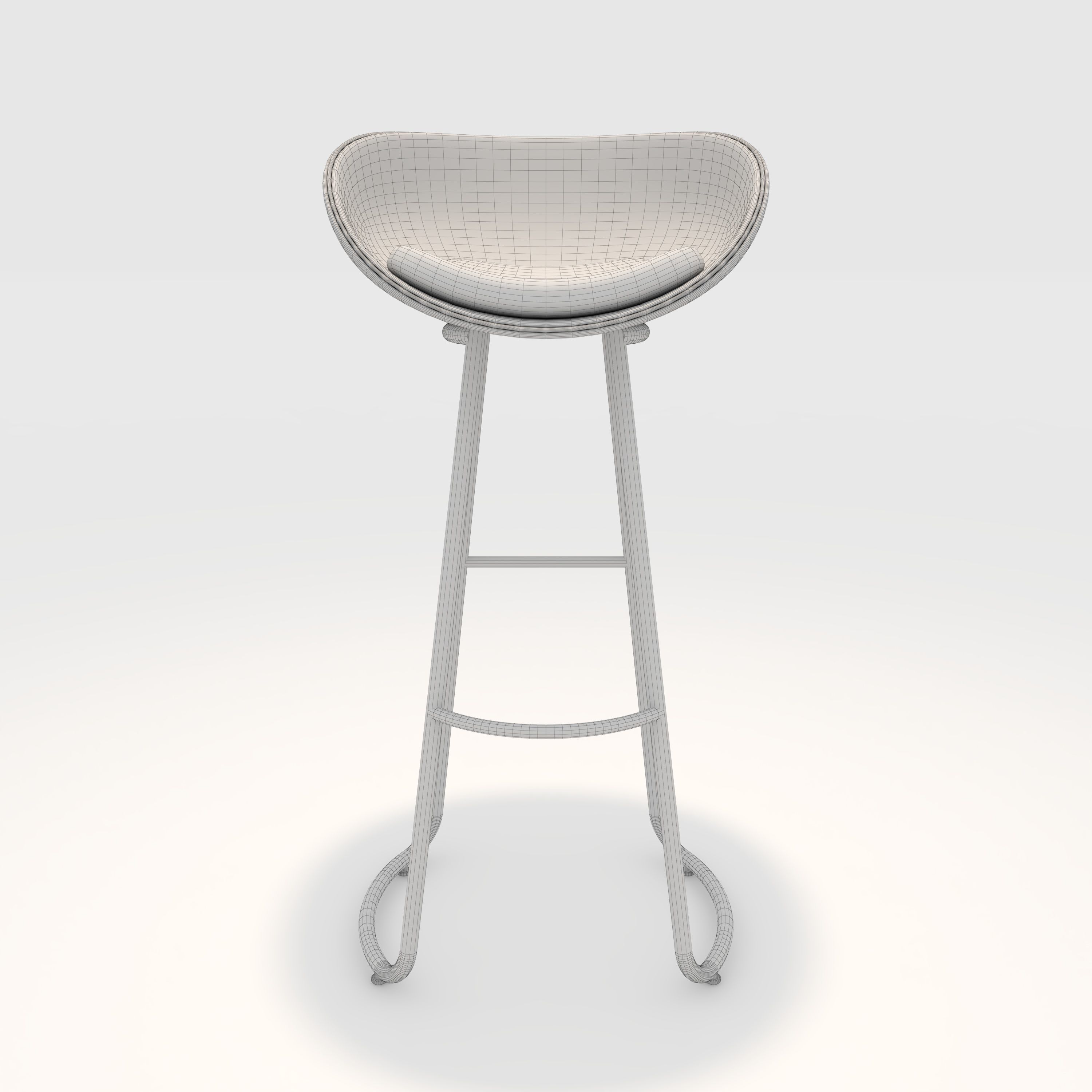 Bar Stool 23 3D model_9