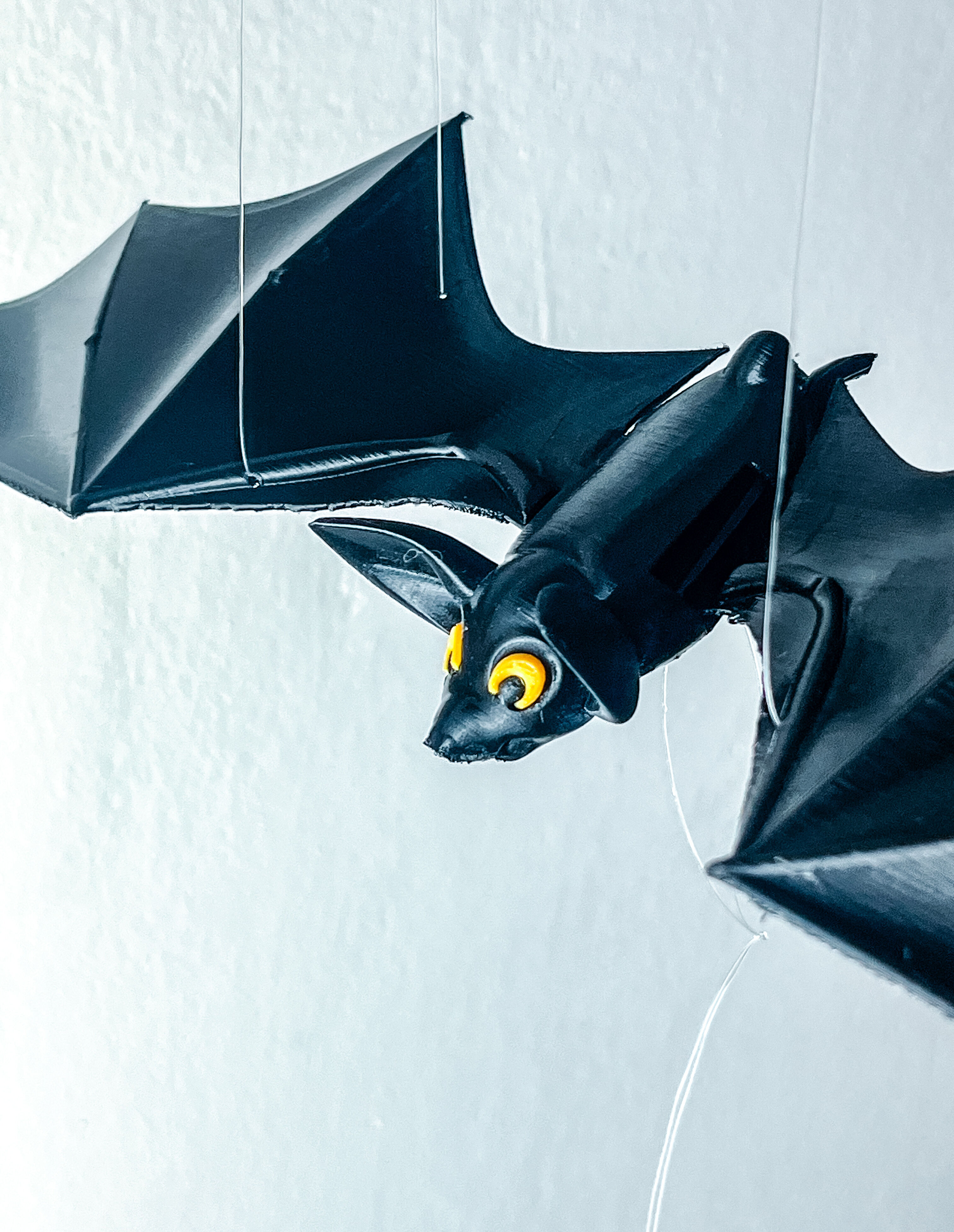 Halloween Bat Flying Mobile 3D print model_4