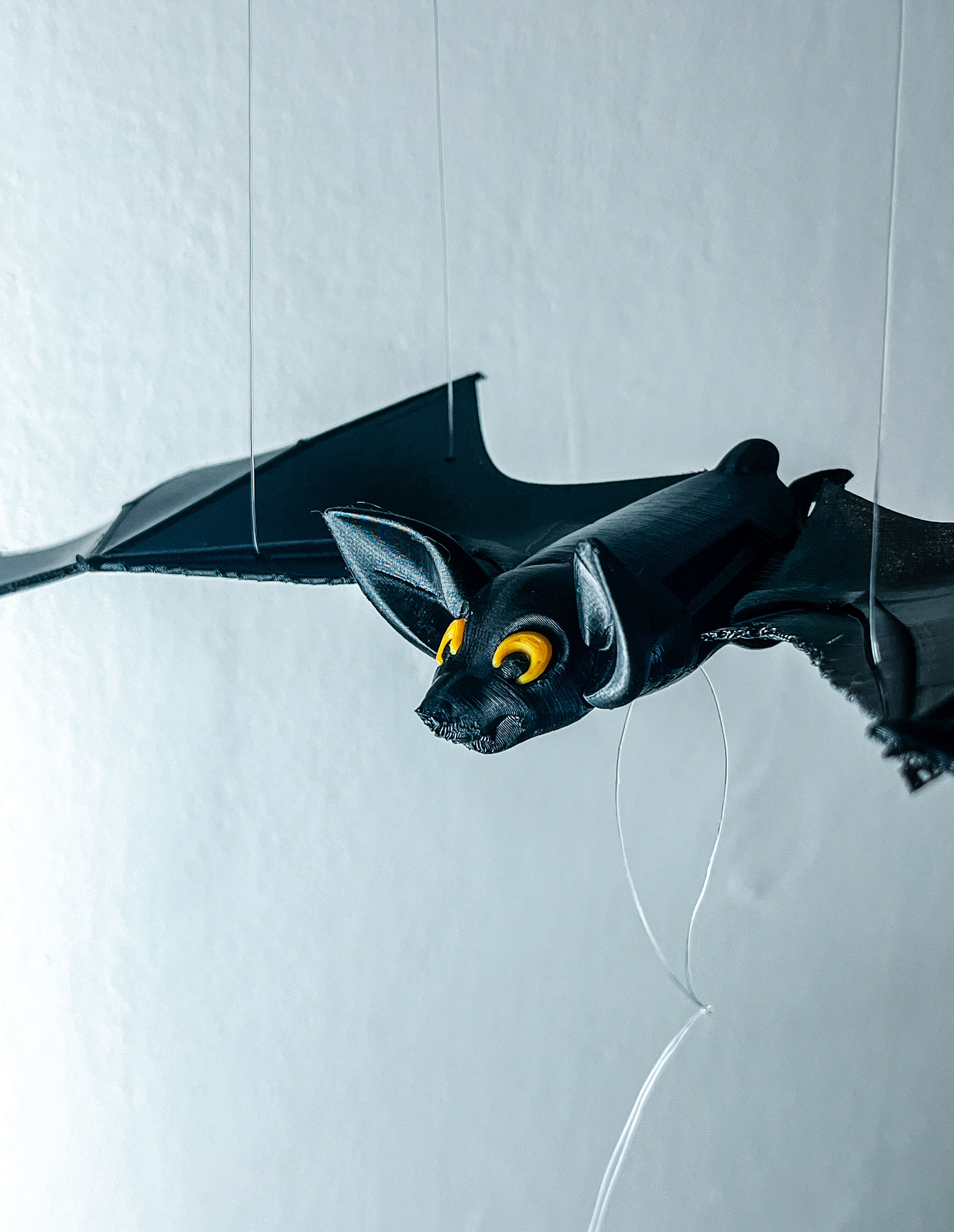 Halloween Bat Flying Mobile 3D print model_3