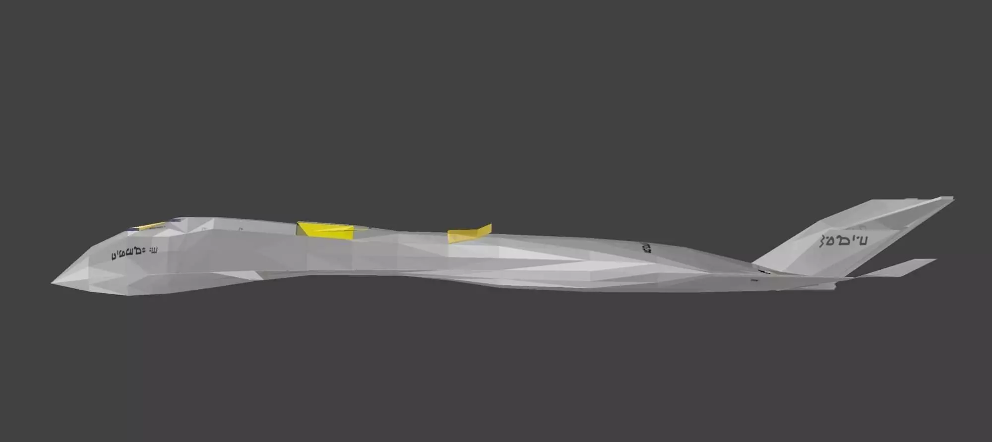 Polyguardian Cargoship Lowpoli Game-ready Low-poly 3D model