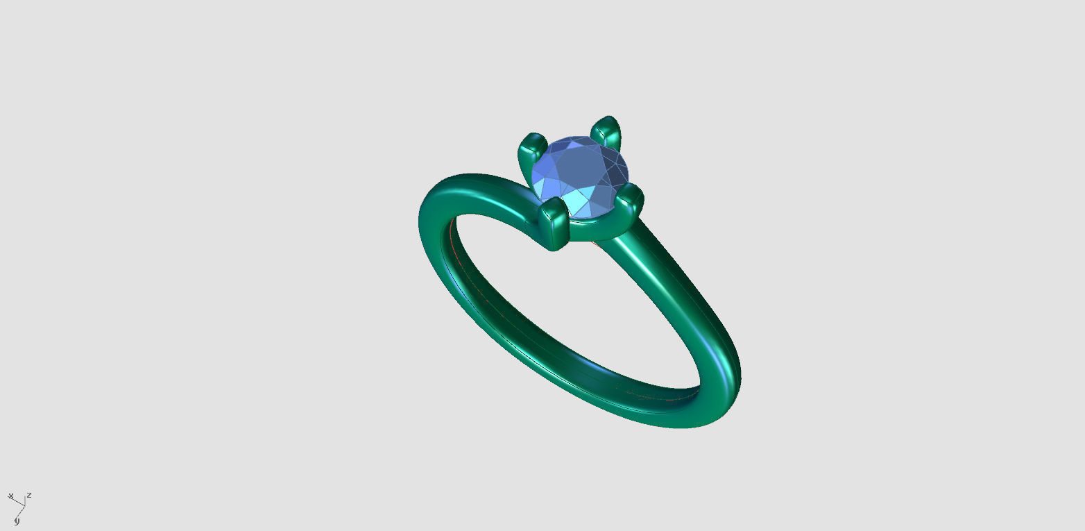 ZDR0276 COUPLE RING 3D print model_4