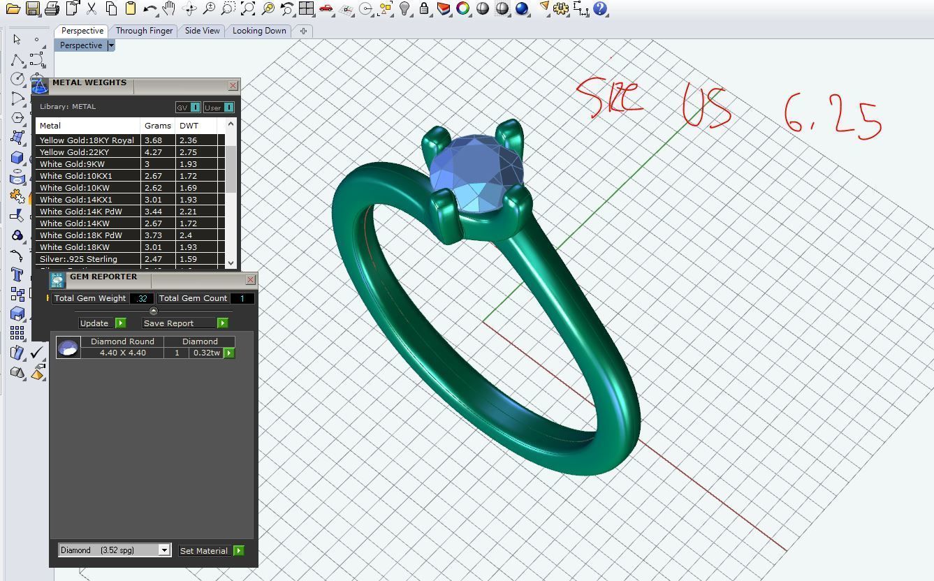 ZDR0276 COUPLE RING 3D print model_9