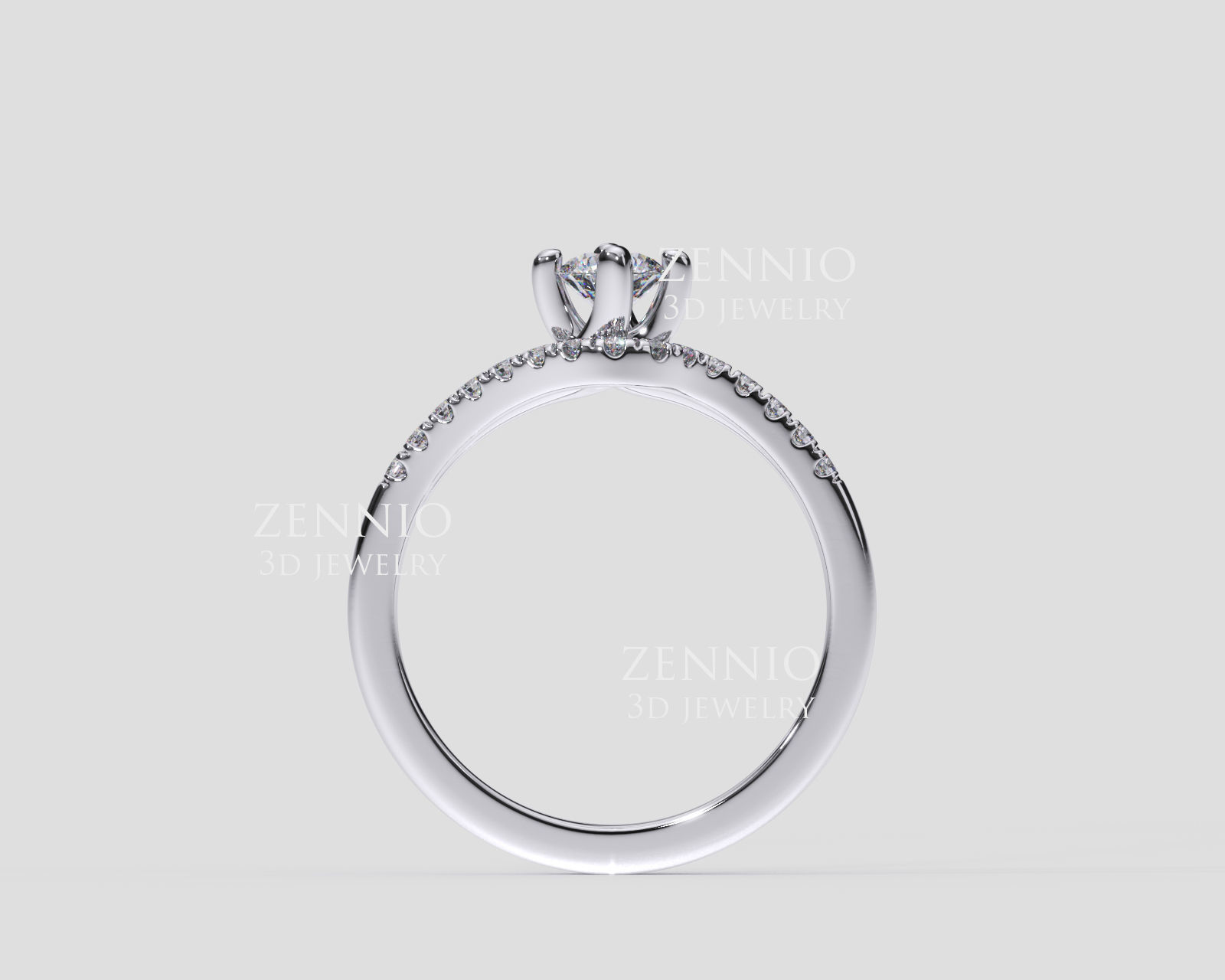 ZDR0276 COUPLE RING 3D print model_3