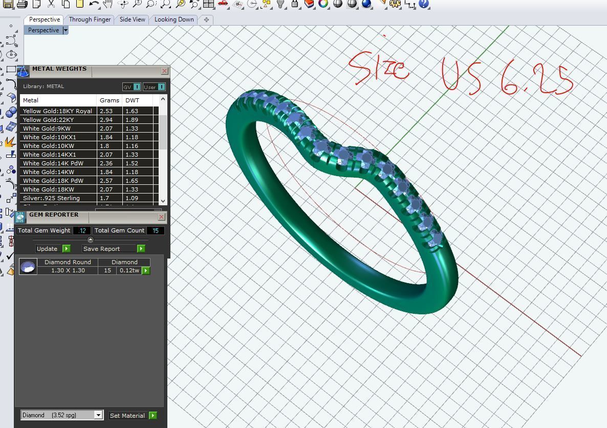 ZDR0276 COUPLE RING 3D print model_8