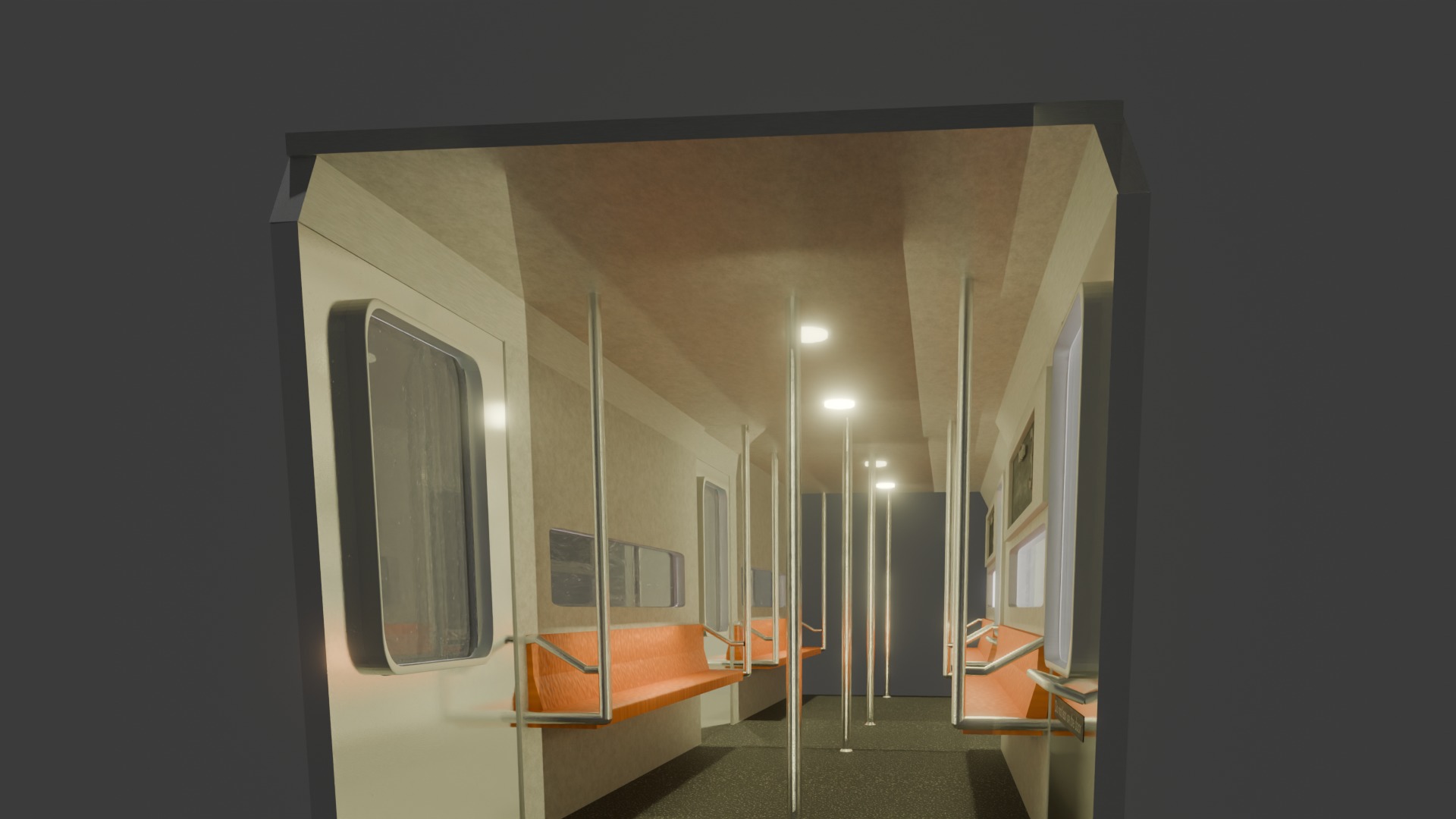 A train subway carriage fully textured and includes lighting 3D model_5