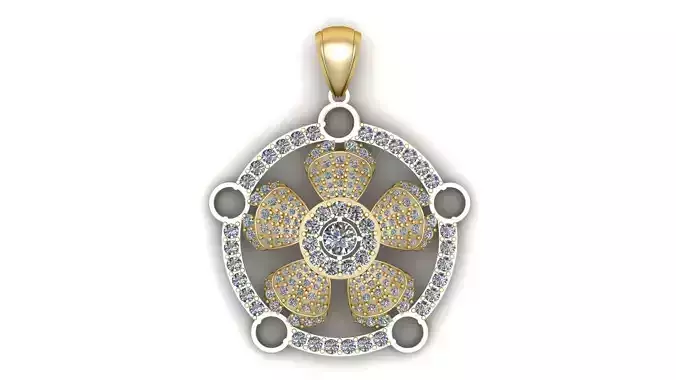 INFINITY STYLE PENDANT 3D PRINTABLE MODEL