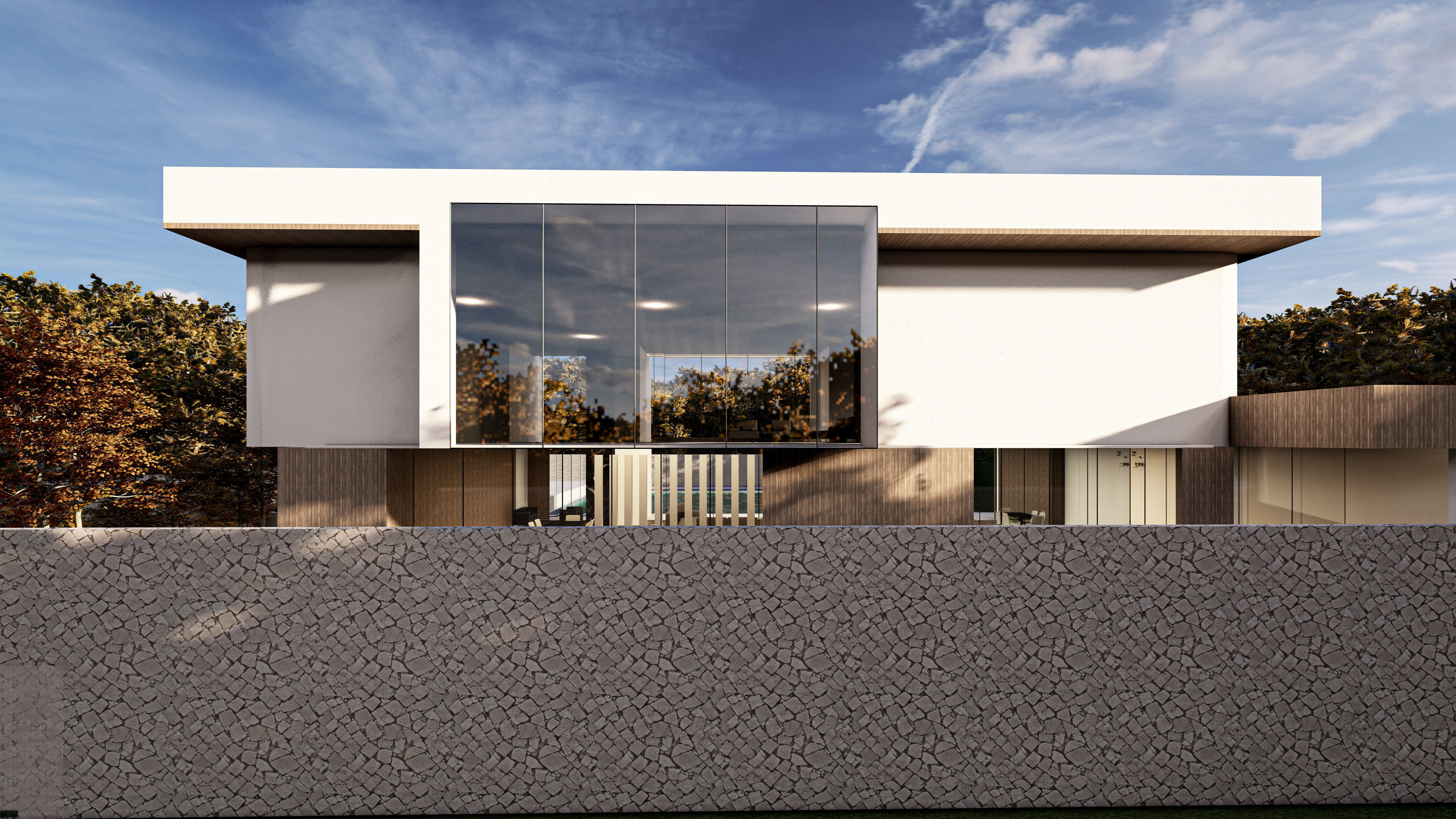 Modern Luxury Villa Exterior Design  Model Low-poly 3D model_6