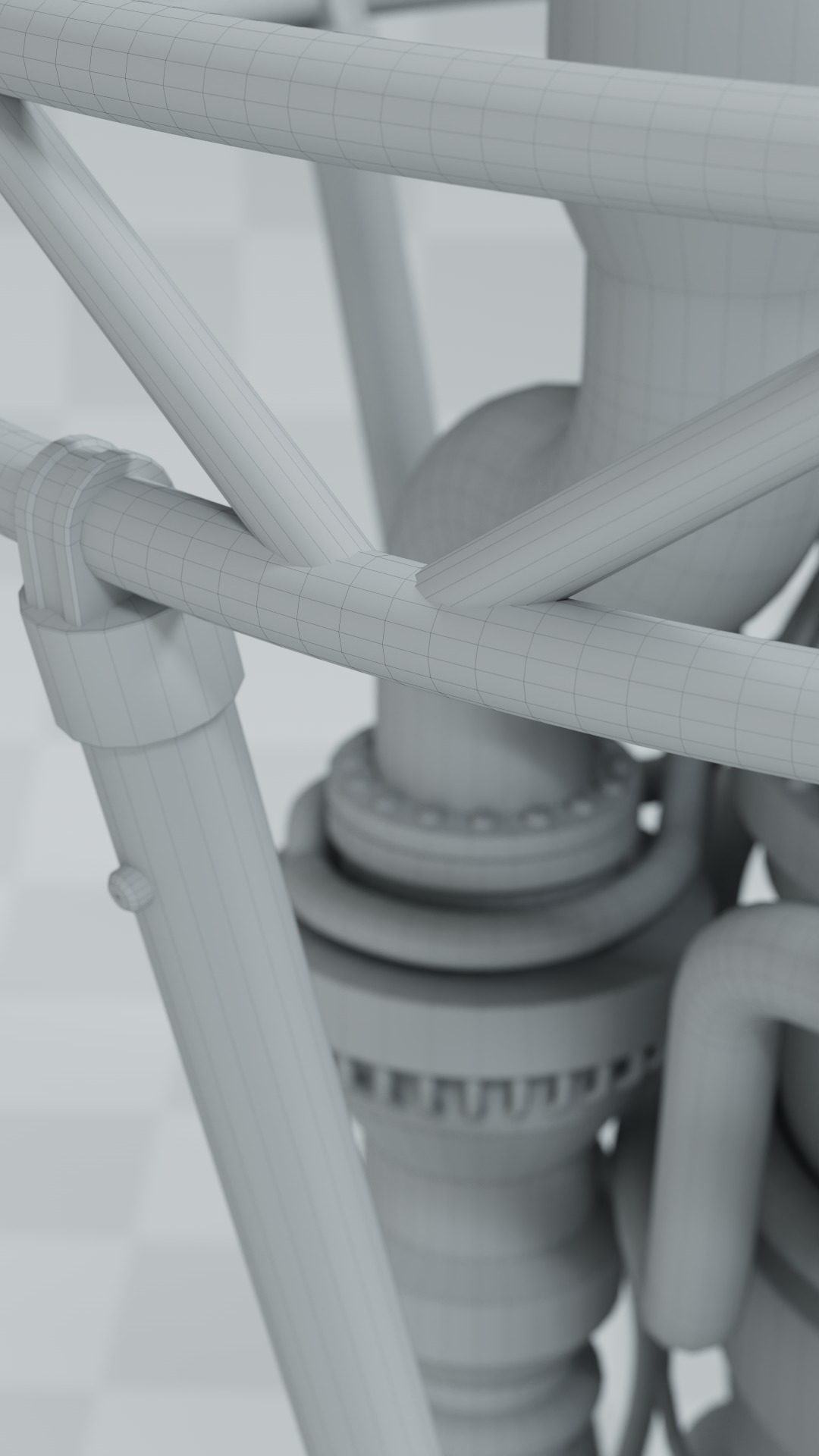 Rocket Engine 3D model_9