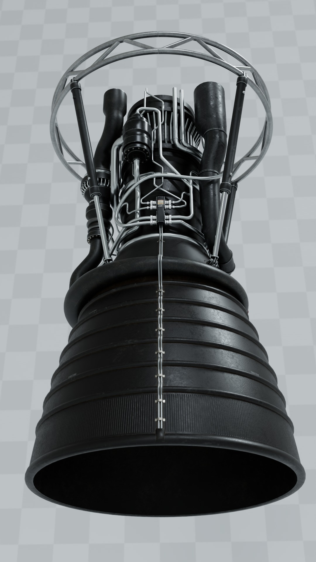 Rocket Engine 3D model_4
