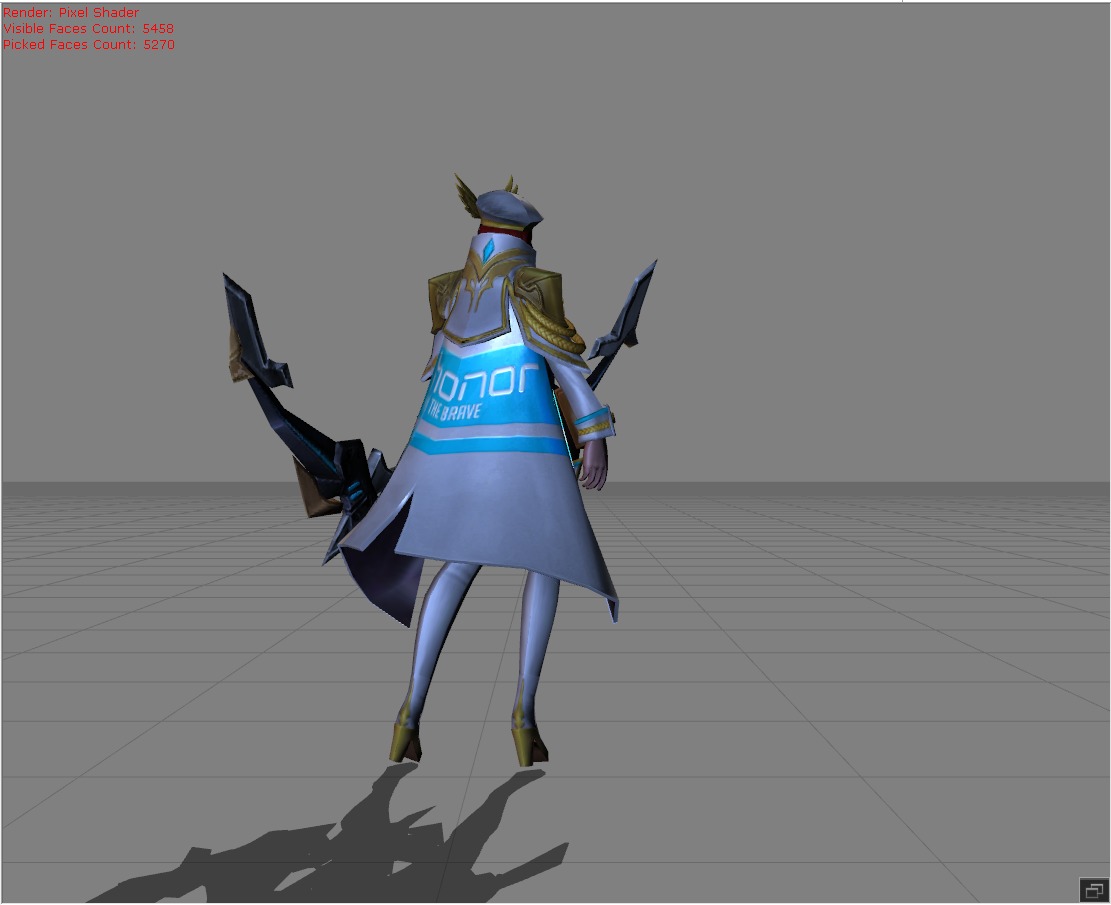 Miya Honor Skin Low-poly 3D model_3