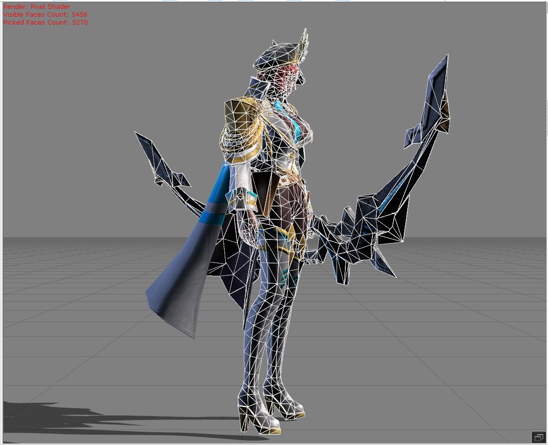 Miya Honor Skin Low-poly 3D model_5