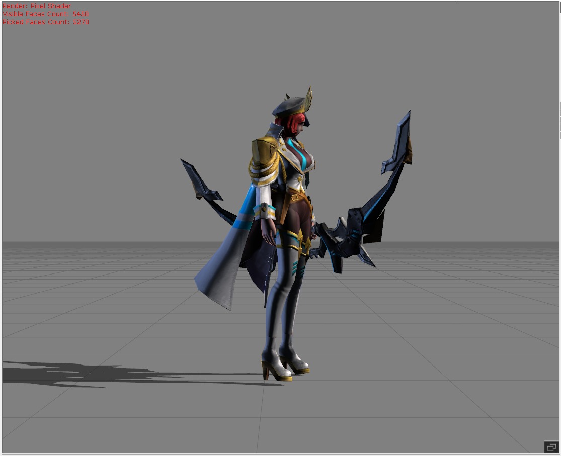 Miya Honor Skin Low-poly 3D model_1