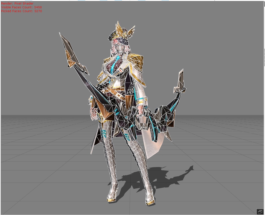 Miya Honor Skin Low-poly 3D model_4