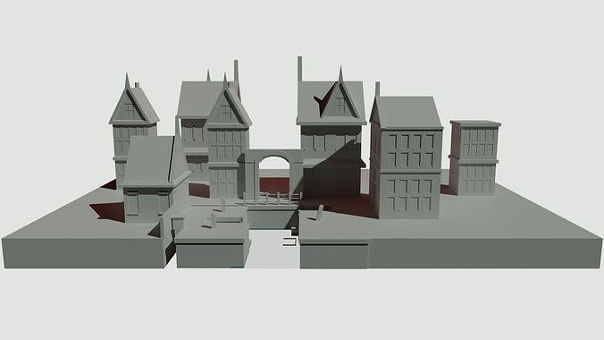 Land of Unknown 001 Free 3D model