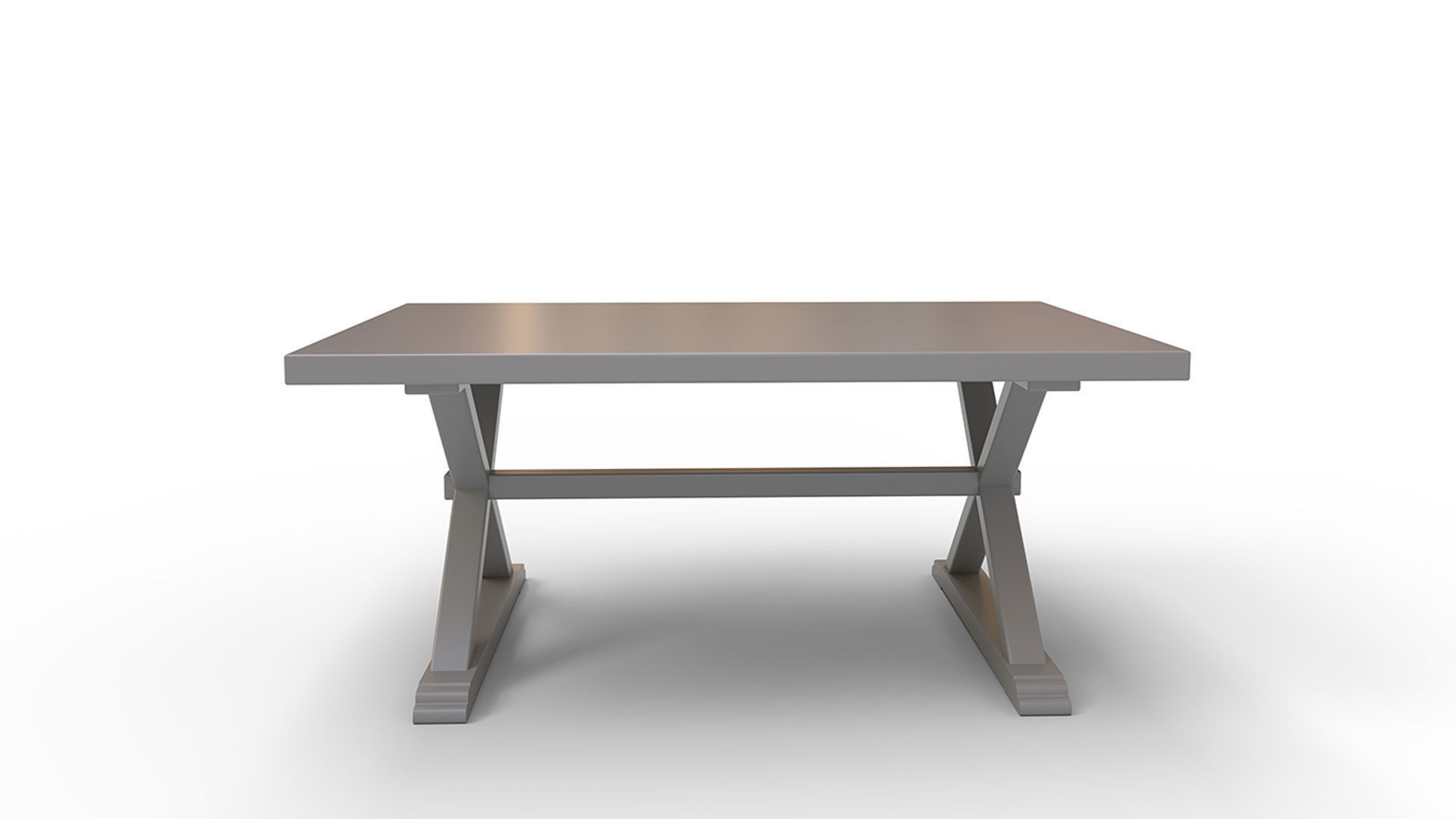 Willoughby Marble Dining Table 3D model_4