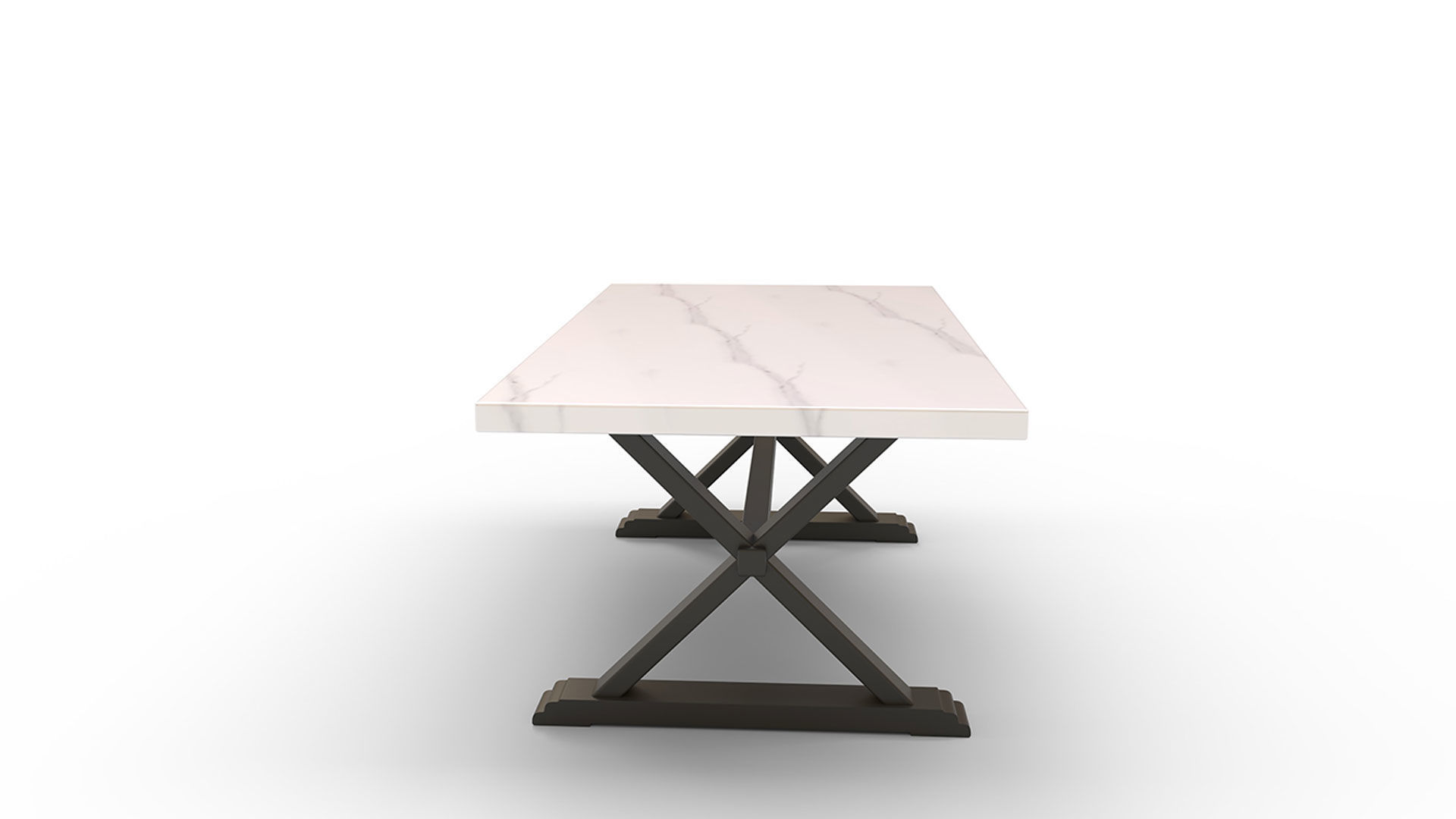 Willoughby Marble Dining Table 3D model_1
