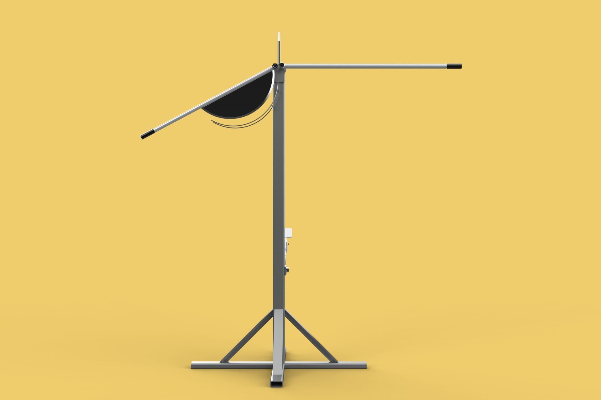 MANUAL LEVER HANDLE COCONUT PEELER SPLIT TOOL DEHUSKER EXTRACTOR 3D model_11