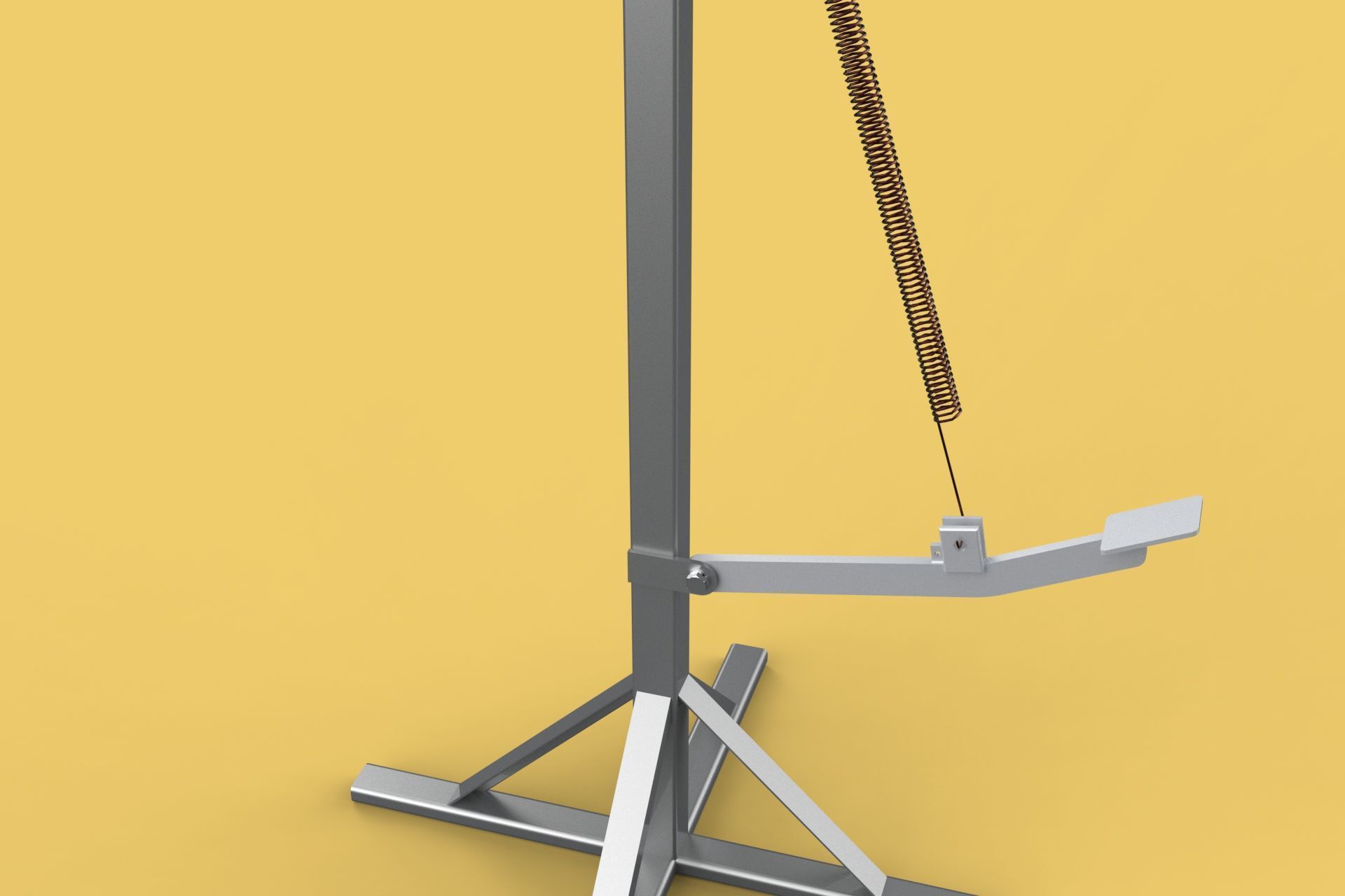 MANUAL LEVER HANDLE COCONUT PEELER SPLIT TOOL DEHUSKER EXTRACTOR 3D model_18