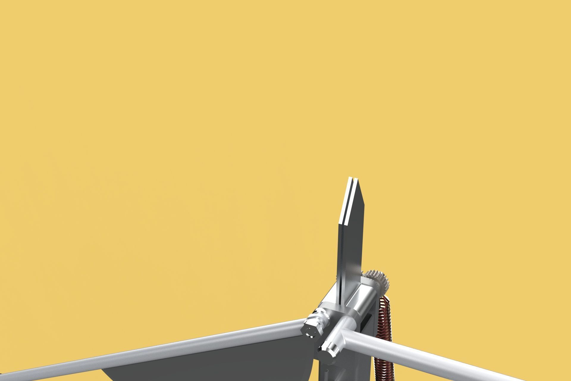 MANUAL LEVER HANDLE COCONUT PEELER SPLIT TOOL DEHUSKER EXTRACTOR 3D model_21