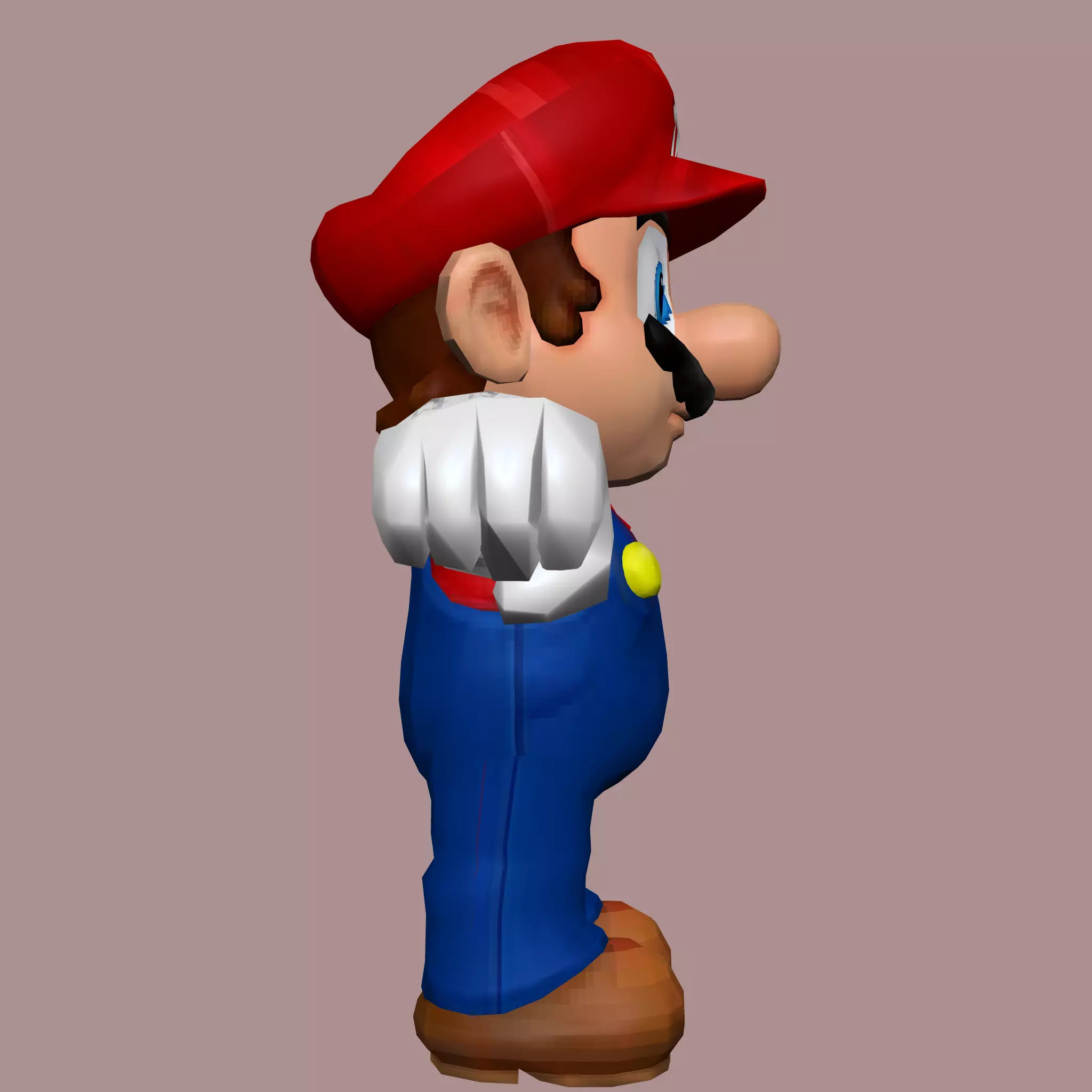 Super Mario Bros Red Edition Low-poly 3D model_0