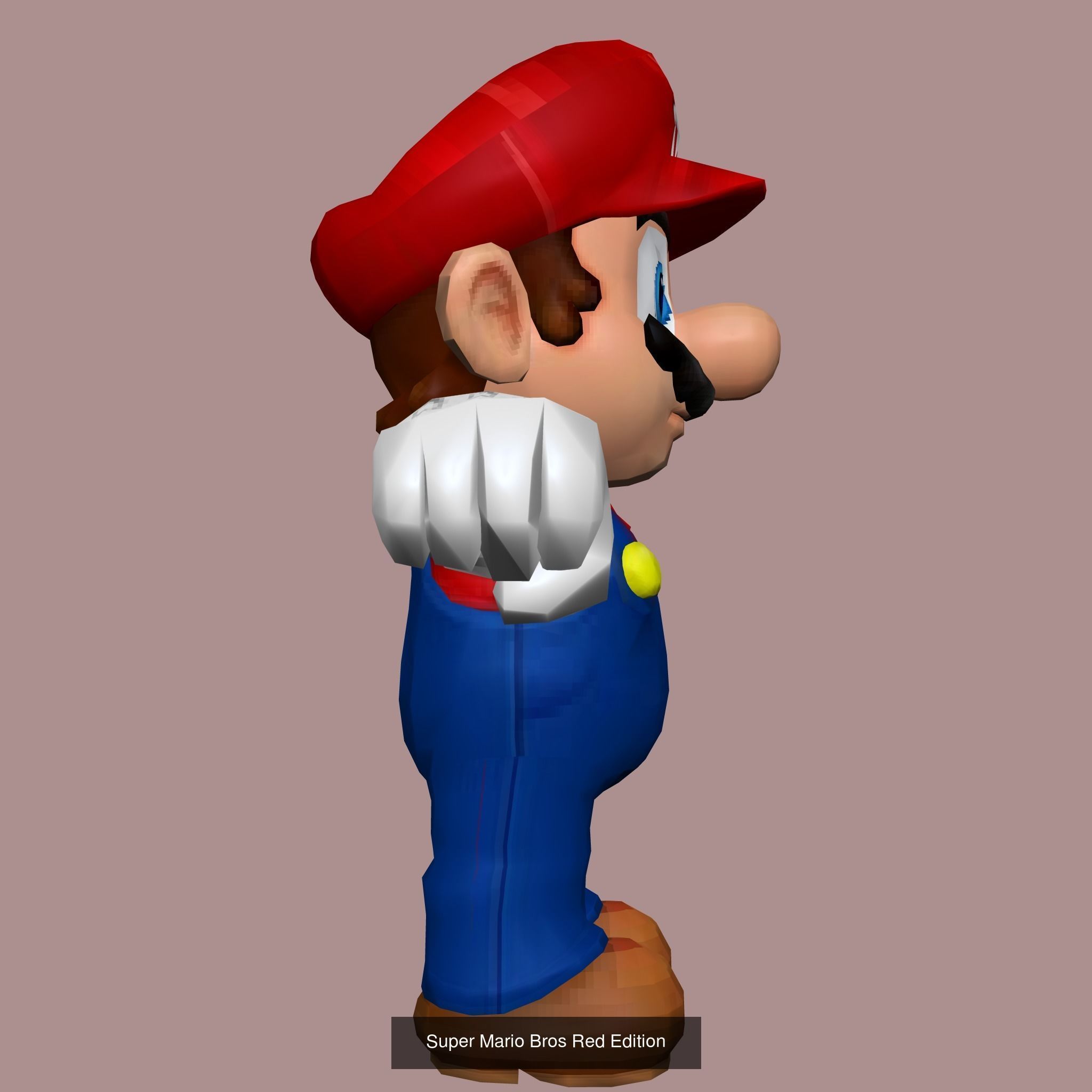 Super Mario Bros Red and Green Edition 3D Model Collection_2