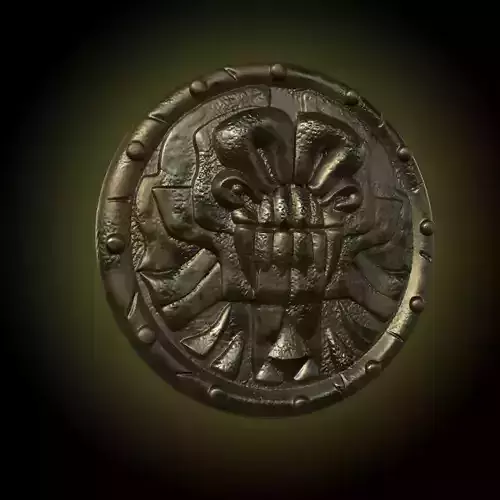 Rancor Trainor Badge 3d digital file Book Of Boba Fett