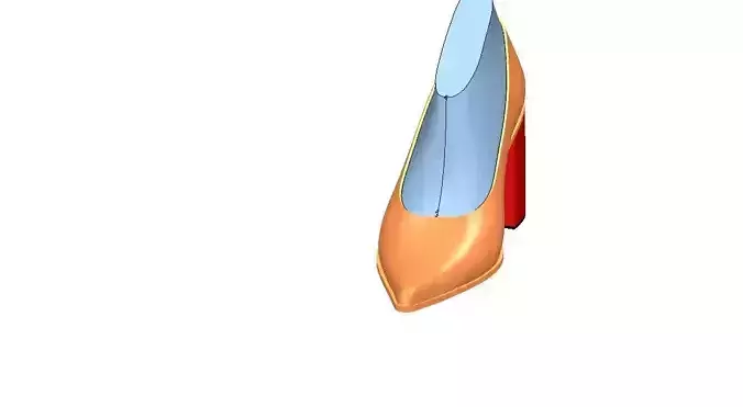 high heel pointed shoes