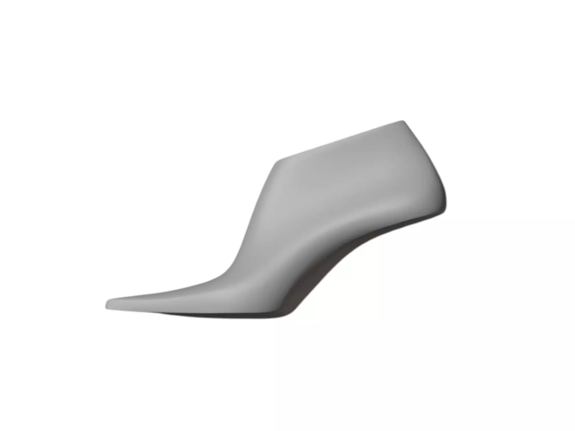 3D STL WOMEN POINTED TOE HIGH HEEL FASHION SHOE LAST 3D print model_2