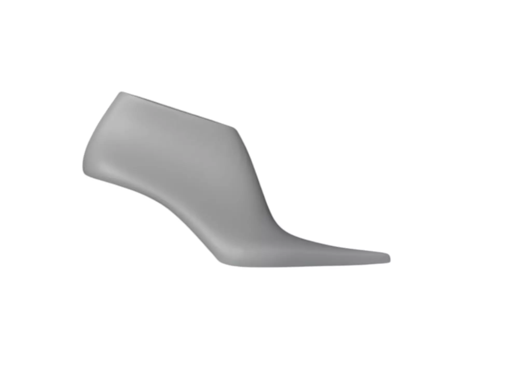 3D STL WOMEN POINTED TOE HIGH HEEL FASHION SHOE LAST 3D print model_0