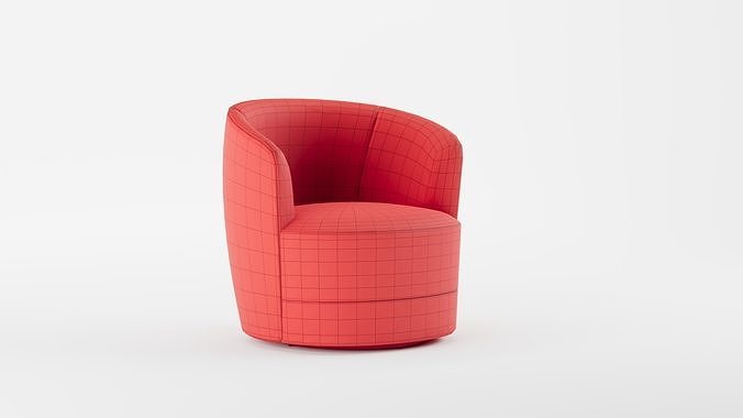 Infiniti Swivel Chair 3D model 2
