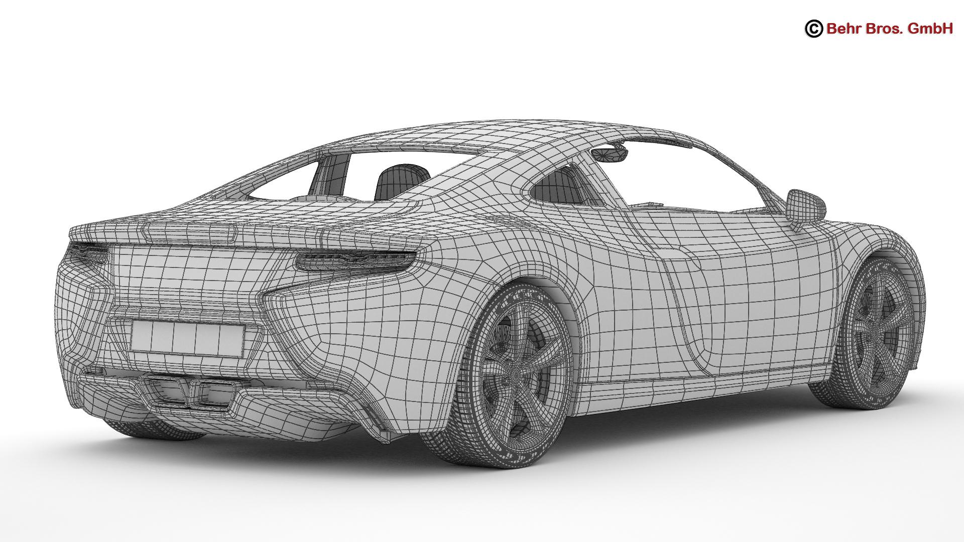 Generic Sports Car 3D model_22