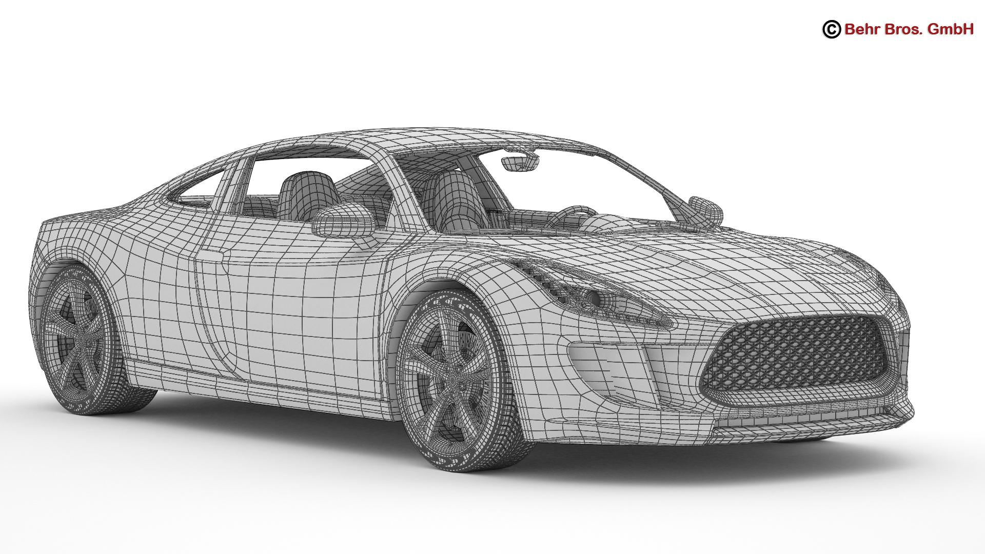 Generic Sports Car 3D model_20