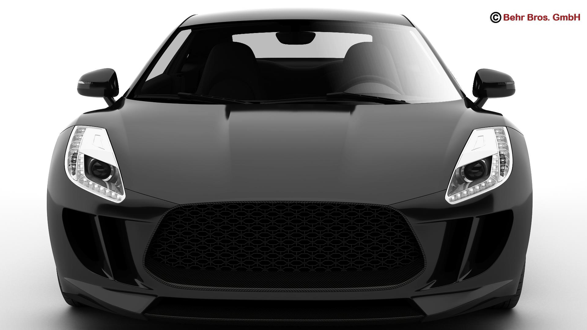 Generic Sports Car 3D model_12