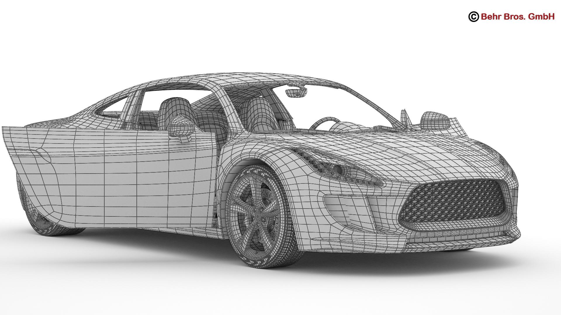 Generic Sports Car 3D model_21