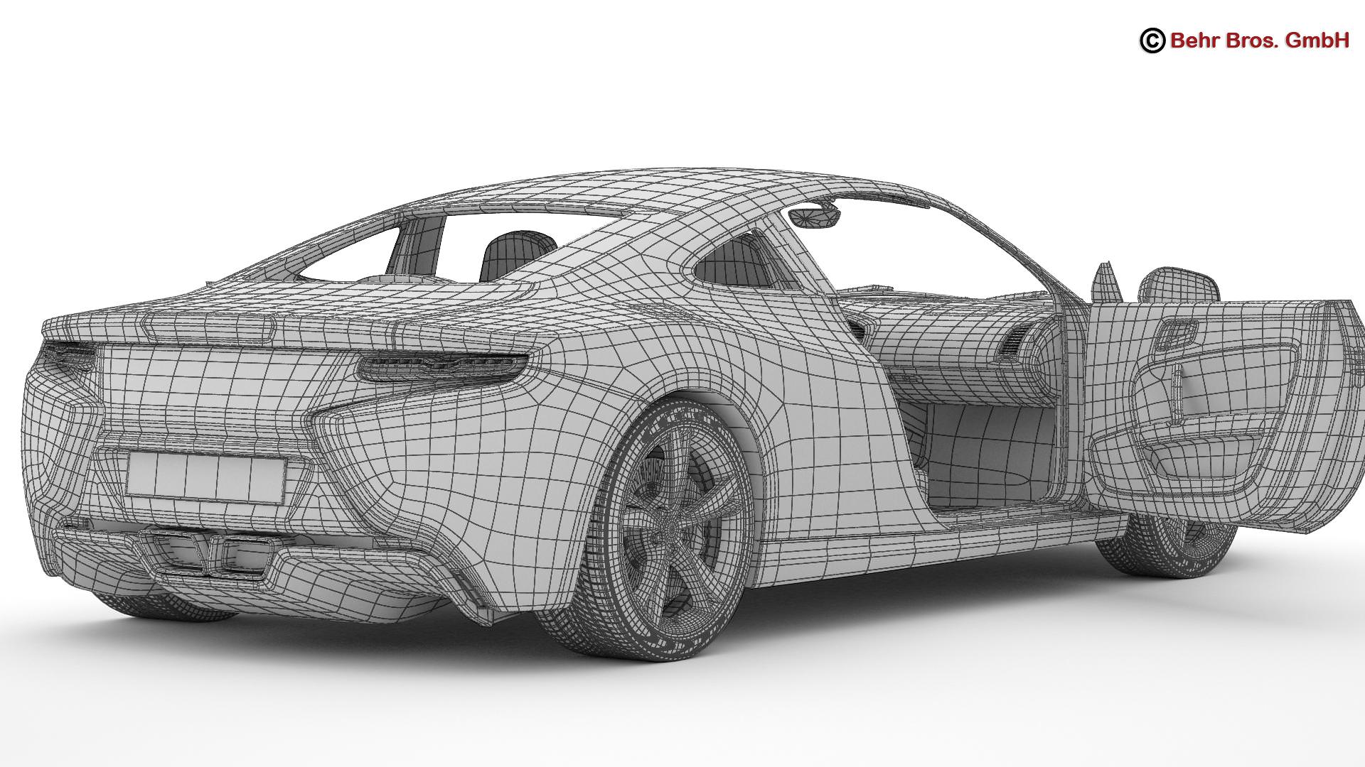 Generic Sports Car 3D model_23