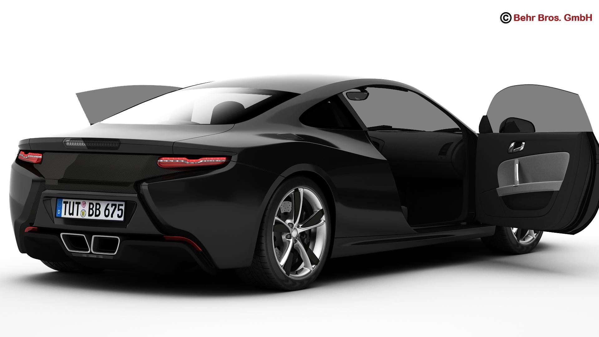 Generic Sports Car 3D model_9