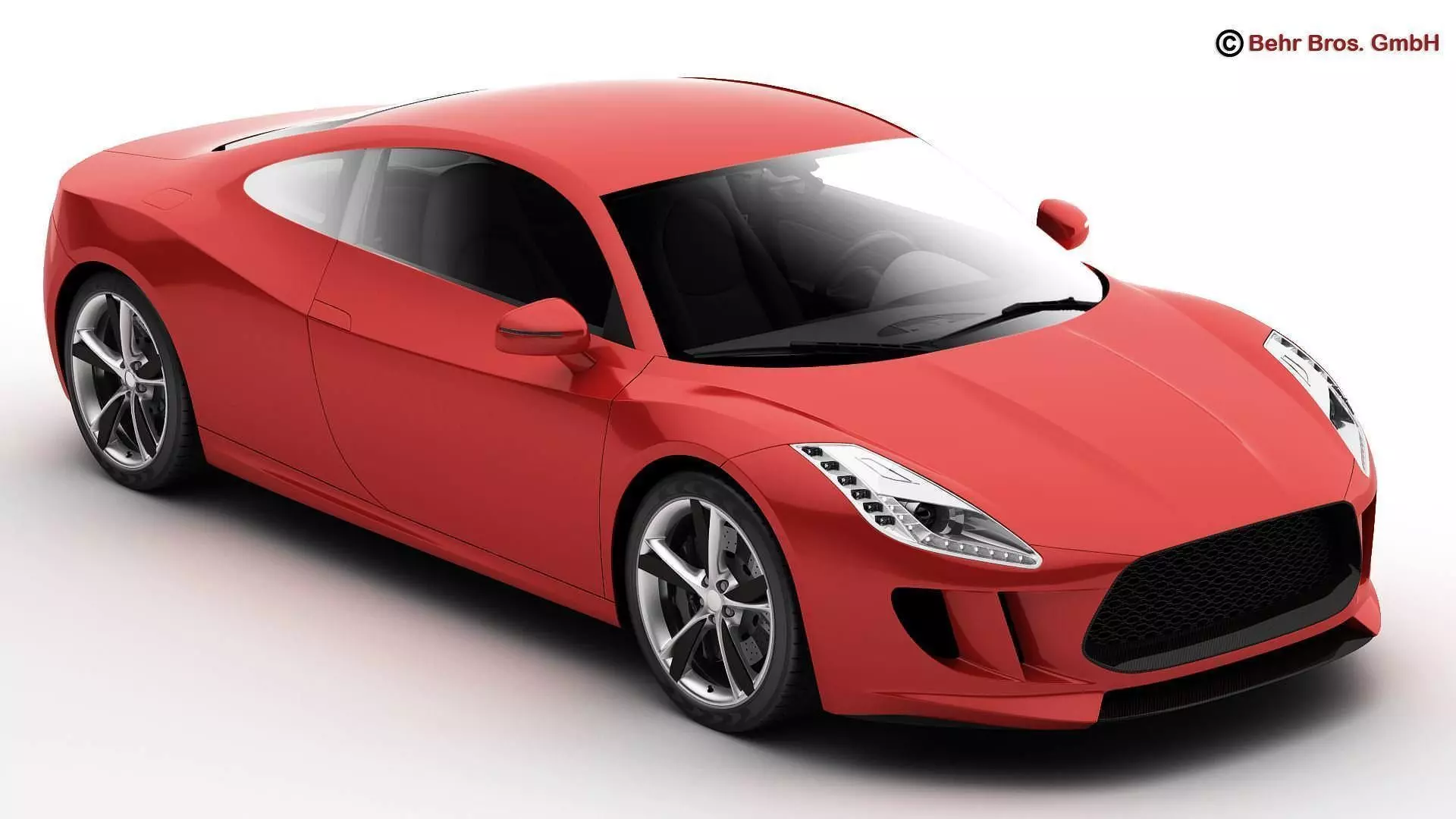 Generic Sports Car 3D model_0