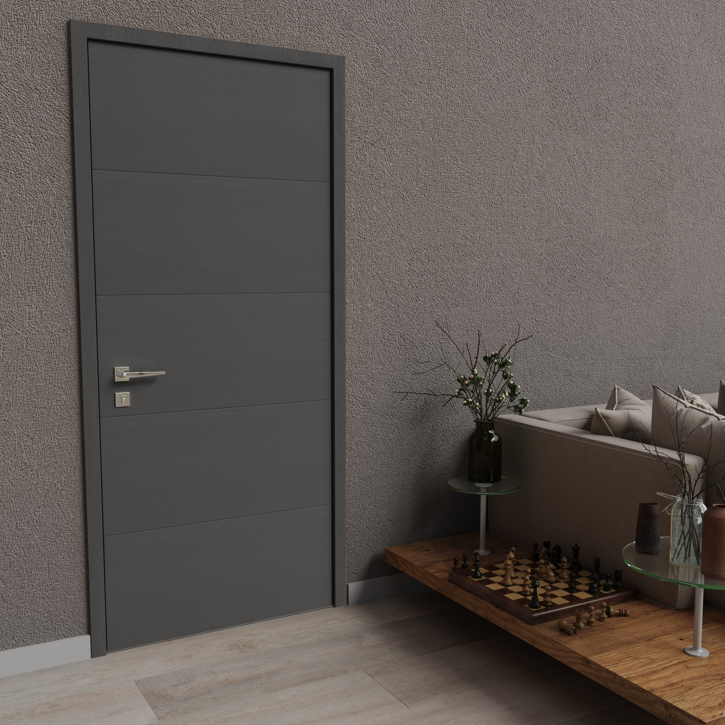 Interior Door Collection 003 3D model_2