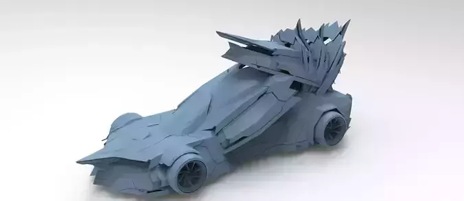 Cyberpunk sci fi car 5 