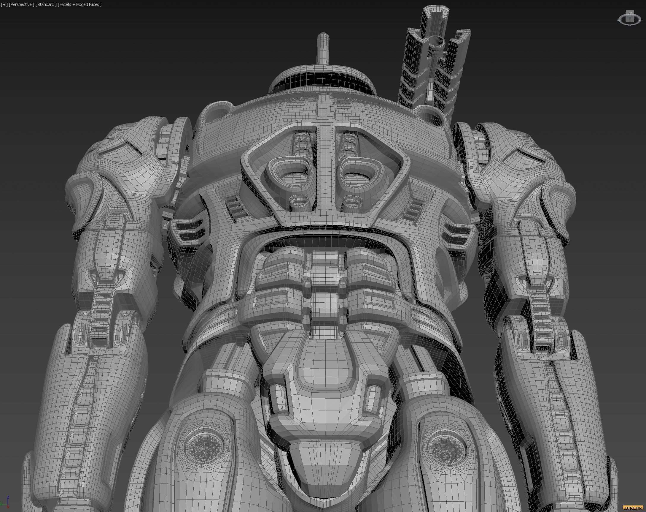 Post-Royal Battle Mech 01 3D model_3